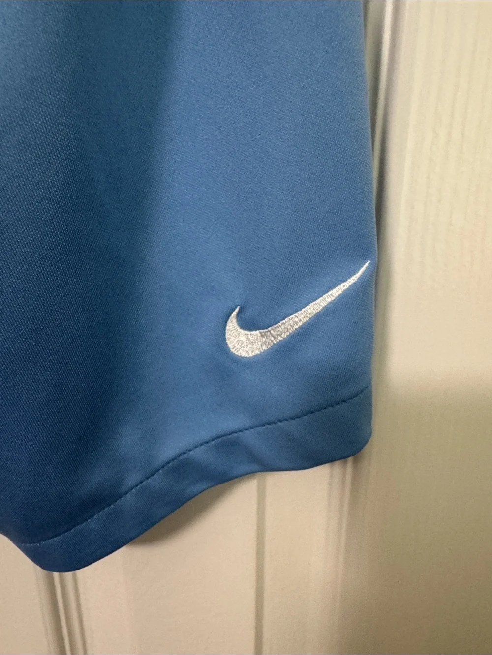 Nike Boys Royals Sky Blue Athletic Shorts with White Swoosh